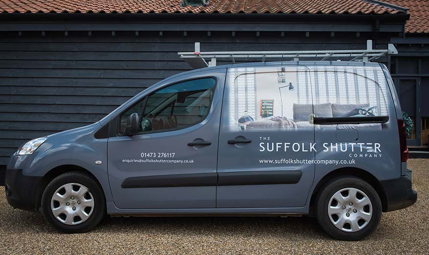 Suffolk Shutter Company Van